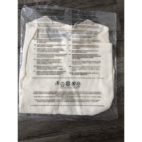 Marine Layer Lydia Tank Top Textured Stripe Sleeveless Cropped White NWT Size XS - Picture 7 of 7